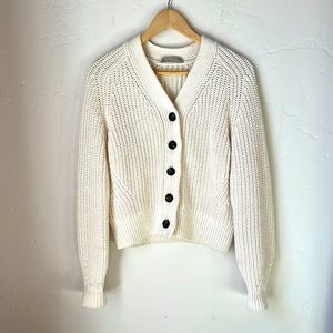 Everlane cardigan sweater cream size small